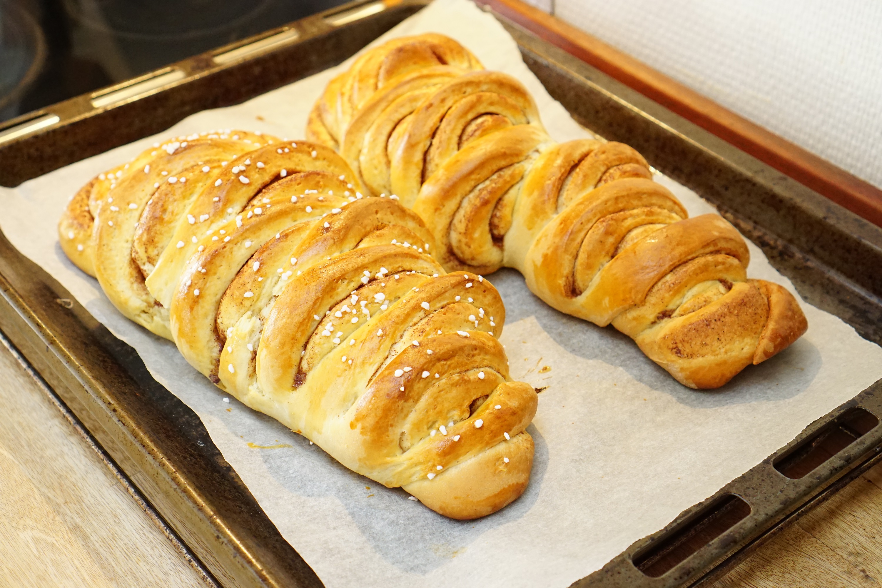 Swedish Cinnamon Pastry (Klippt Kanellangd)