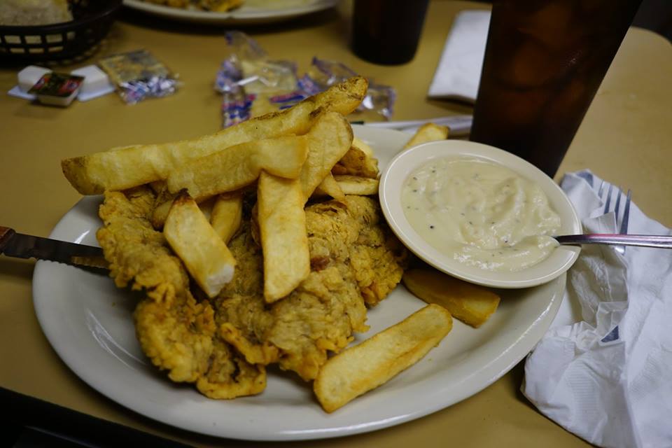 Chicken Fried Steak at Tip Top Cafe in San Antonio, TX.